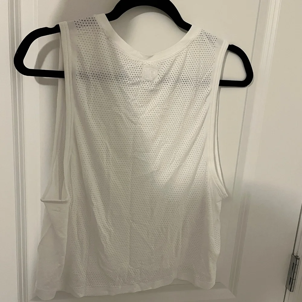 Nike Women's White Muscle Tee - Picture 2 of 10